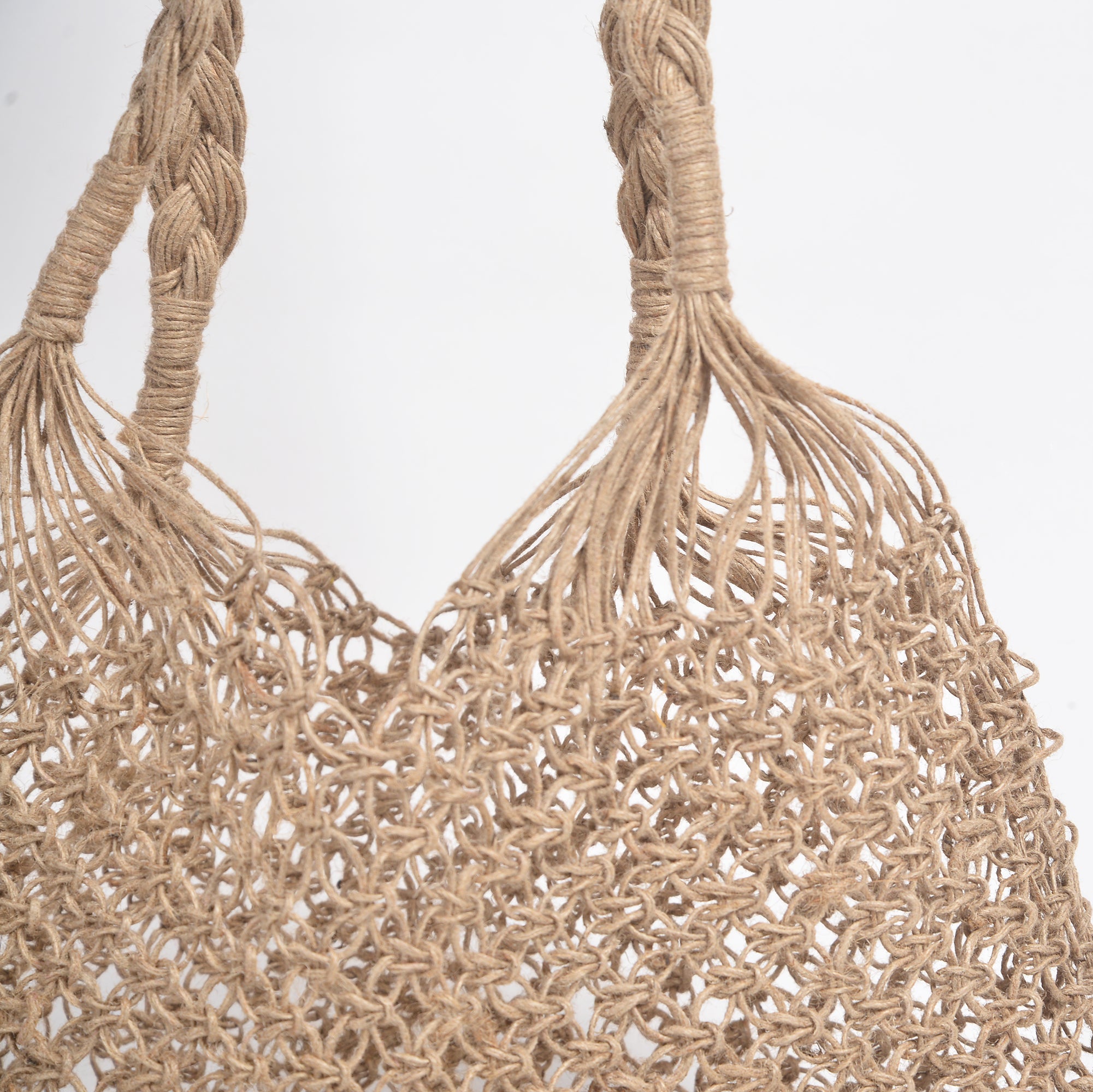 Handmade Jute Summer Market Tote, 18X10 Inch