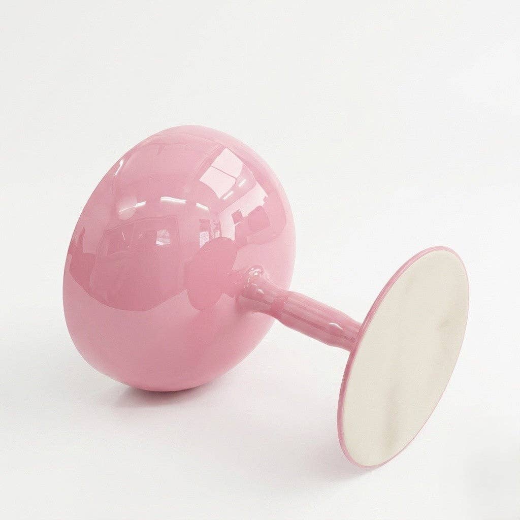 Pink Ice Cream Cup | Enameled Steel| Set Of 2