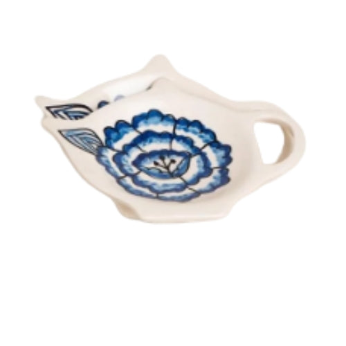 Damask Tea Set Thinggy (Set Of 2) - 5x4x0.5 Inches