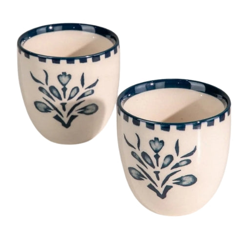Montane Ceramic Kulhar (Set Of 2) 3x3x3 Inches