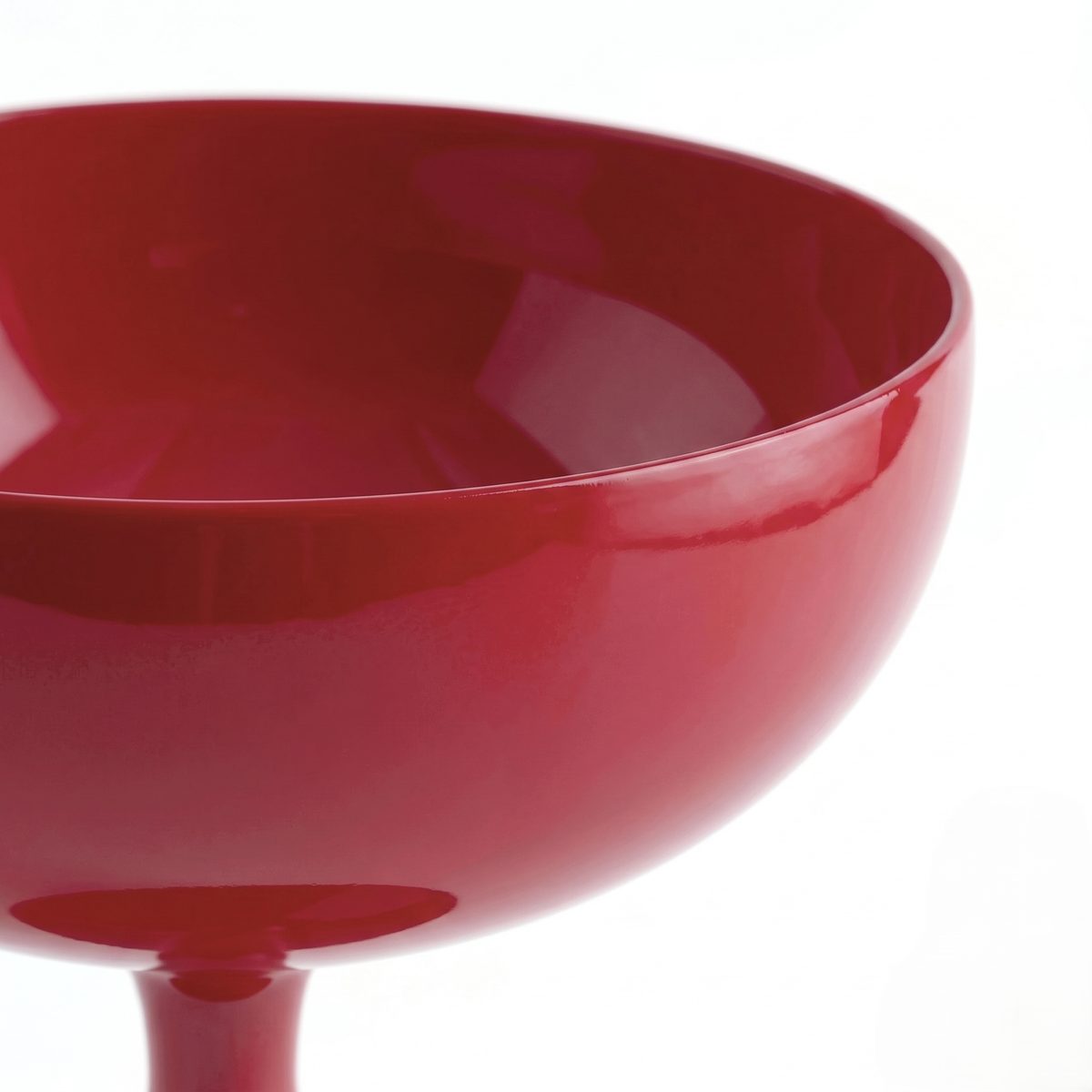 Red Ice Cream Cup | Enameled Steel | Set Of 2