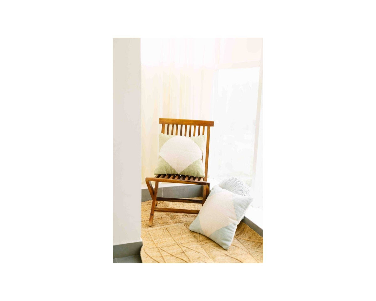 Diamond Accent Pillow, Blue inch | CUSHION COVER ONLY