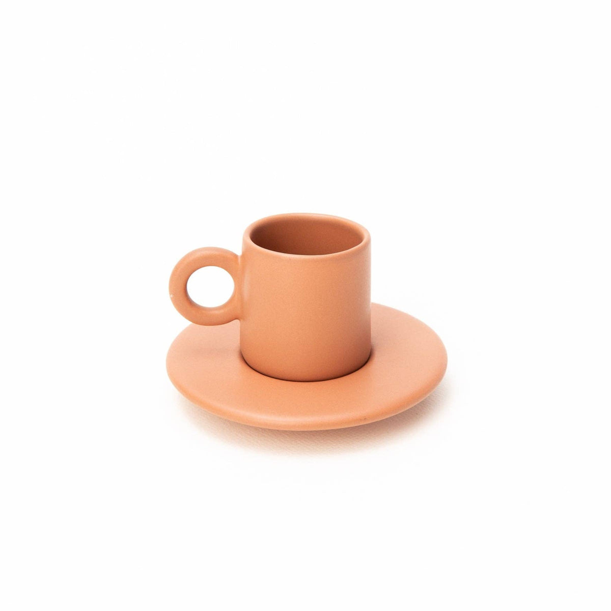 Tan Lilo Espresso Cup & Saucer | Set of 2