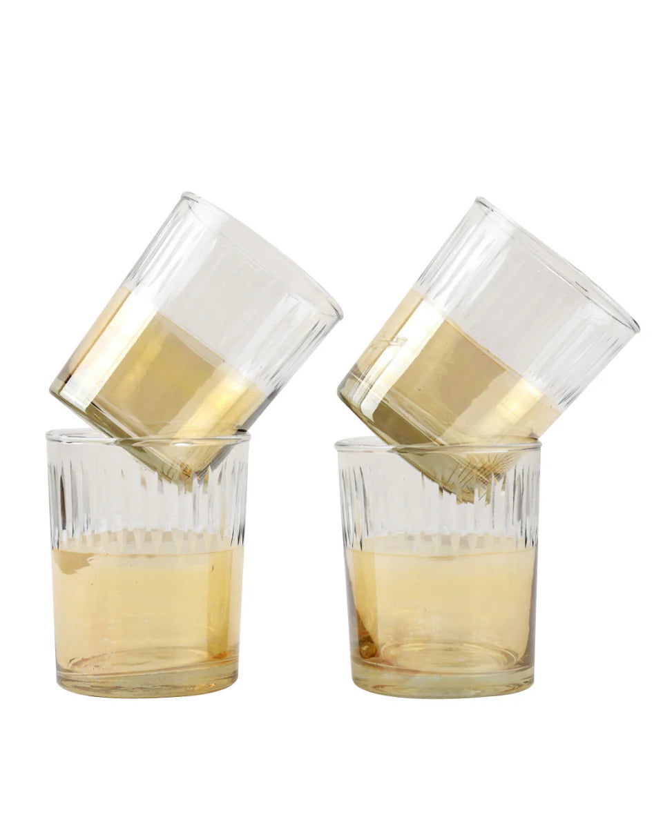On the Rocks Glasses, 3.14 x 3.93 Inches (Set of 4)