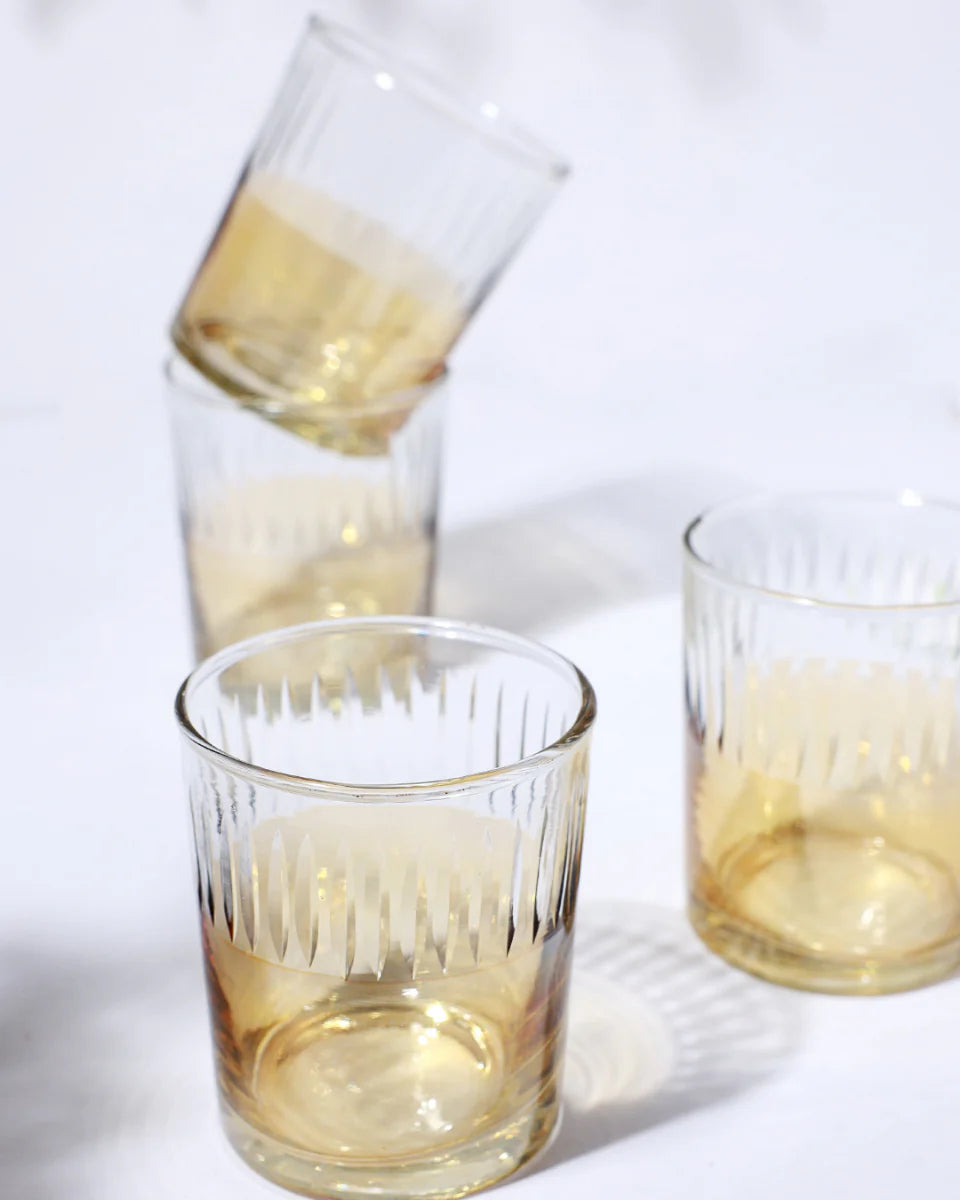 On the Rocks Glasses, 3.14 x 3.93 Inches (Set of 4)