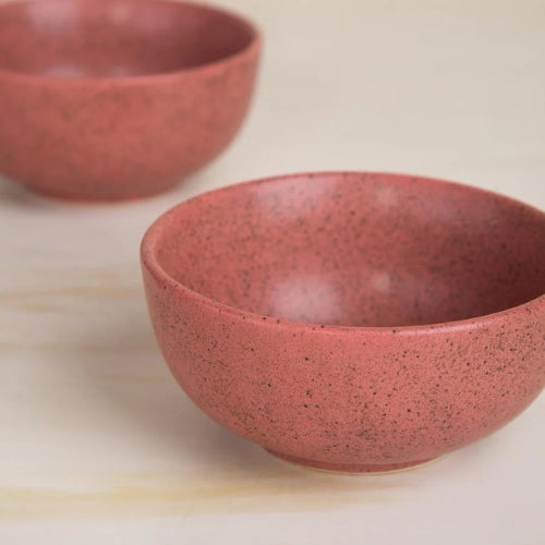 Studio Naturals Red Pepper Katori (Set Of 2) 4x4x2 Inches