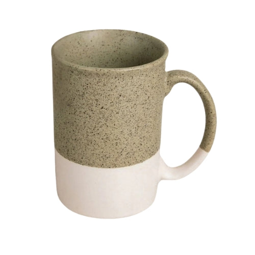 Studio Naturals Herb Green Lidded Coffee Mug 3x3x3.5 Inches