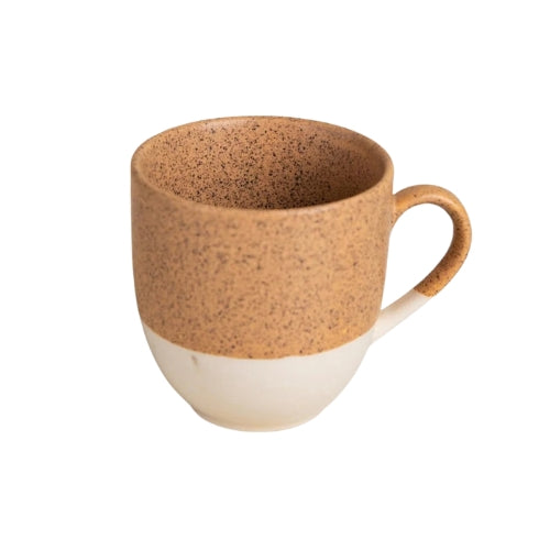 Studio Naturals Butter Yellow Baga Tea Cup (Set Of 2) 3x3x3 Inches