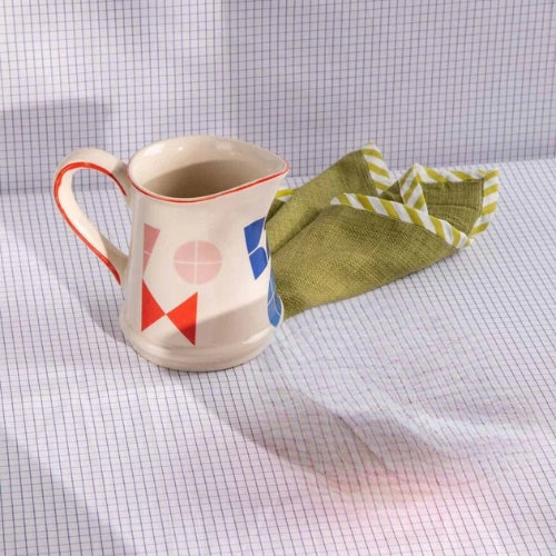 Circle Of Joyee Ceramic Milk Jug 4x3.5x5 Inches