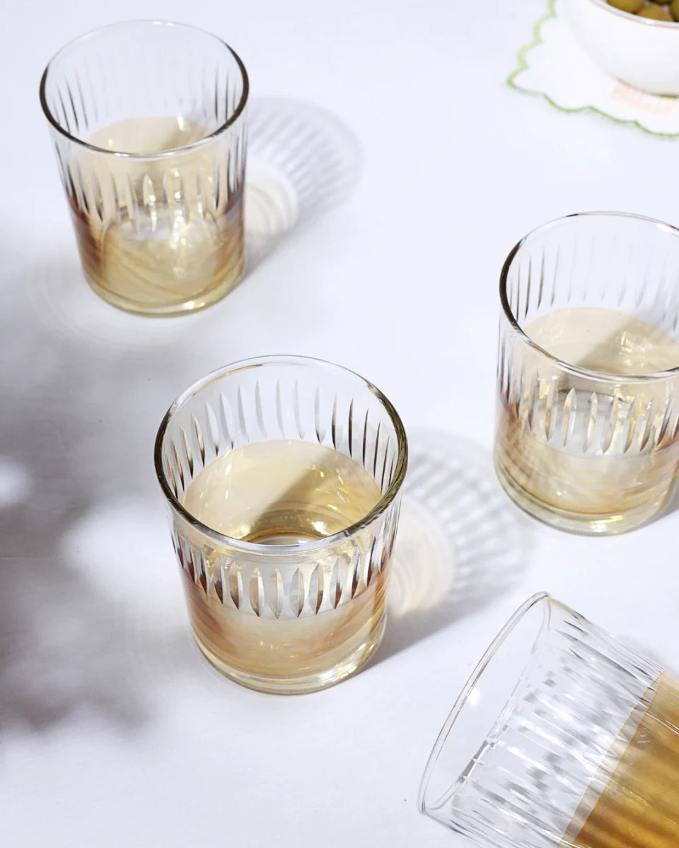 On the Rocks Glasses, 3.14 x 3.93 Inches (Set of 4)
