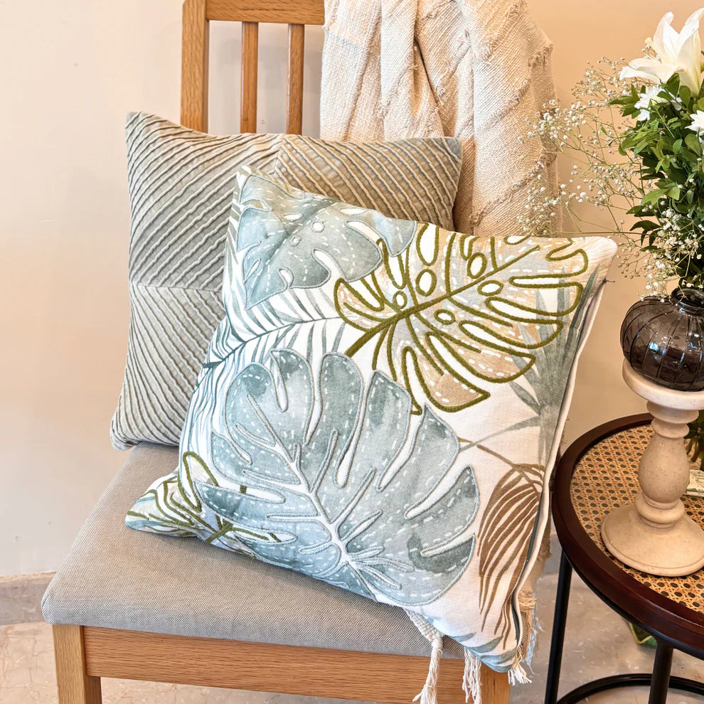 Tropical Whisper Cushion Cover - 16 x 16 Inches