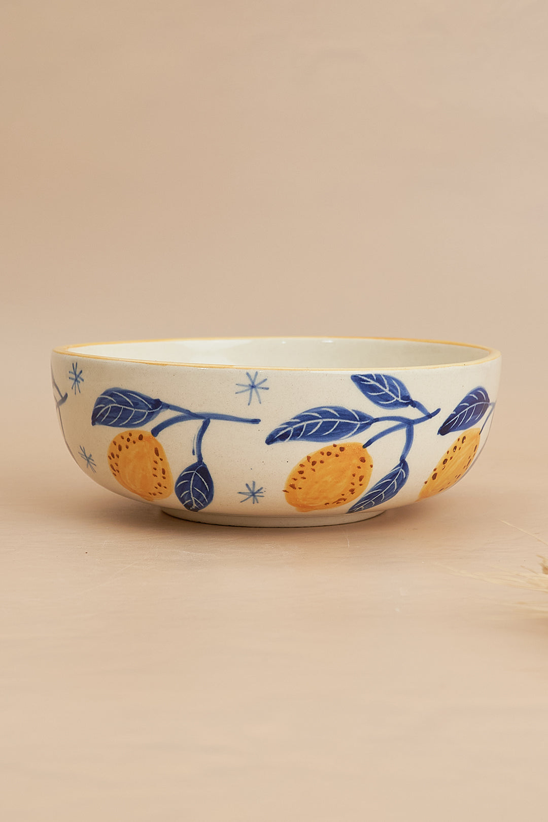 Italian Lemon Bowl, - 2.5x7 Inches (Set of 2)