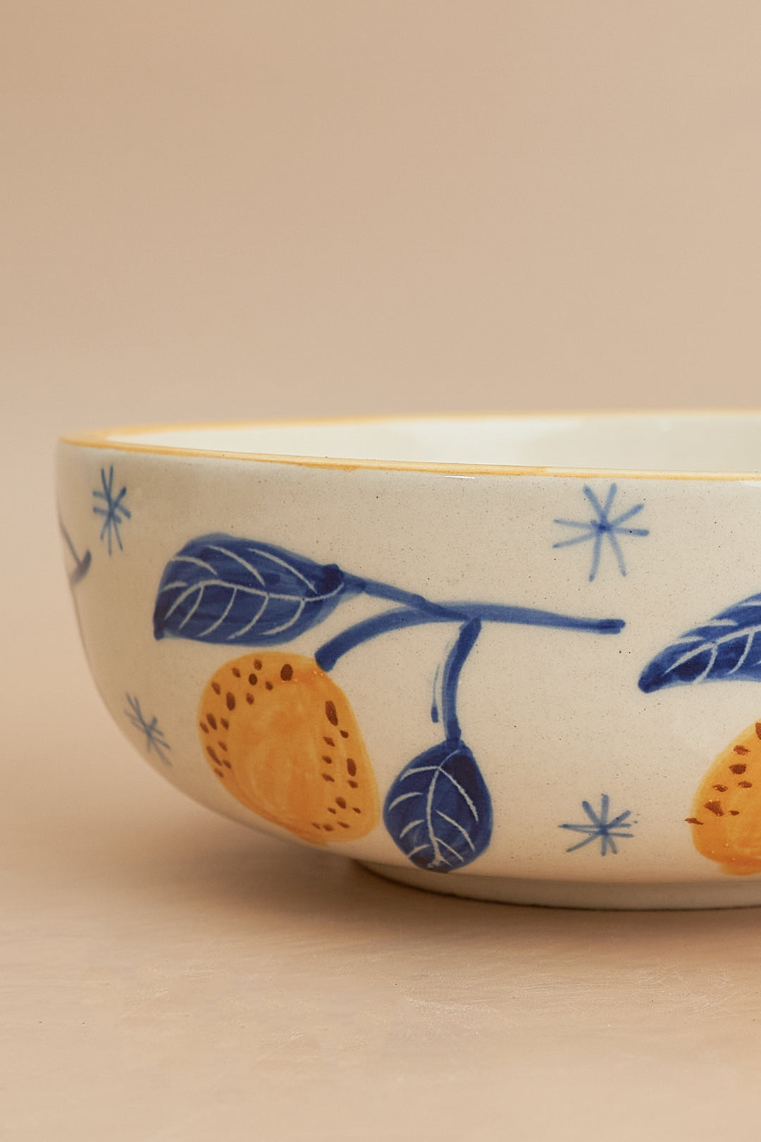 Italian Lemon Bowl, - 2.5x7 Inches (Set of 2)