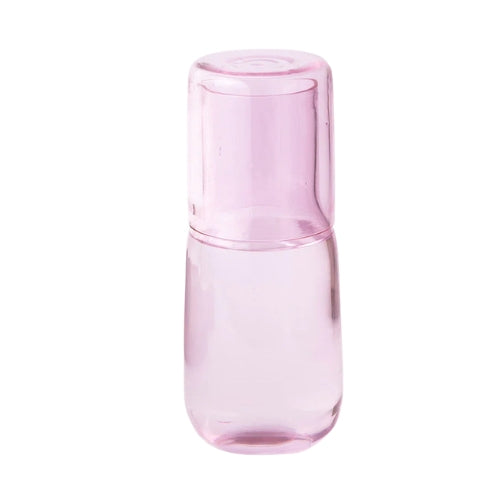 Handcrafted  Glass Carafe- Pink