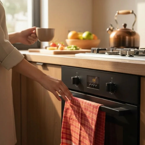 Handloom Cotton Tango Tea Towel 18.5x24 Inches