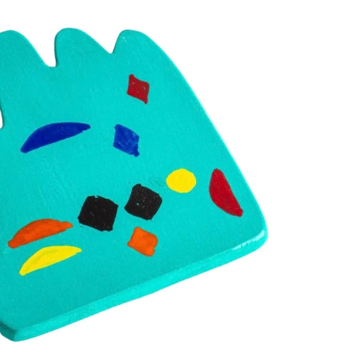 Okey Doke Mint Coaster (Set Of 4) 4x4x0.2 Inches