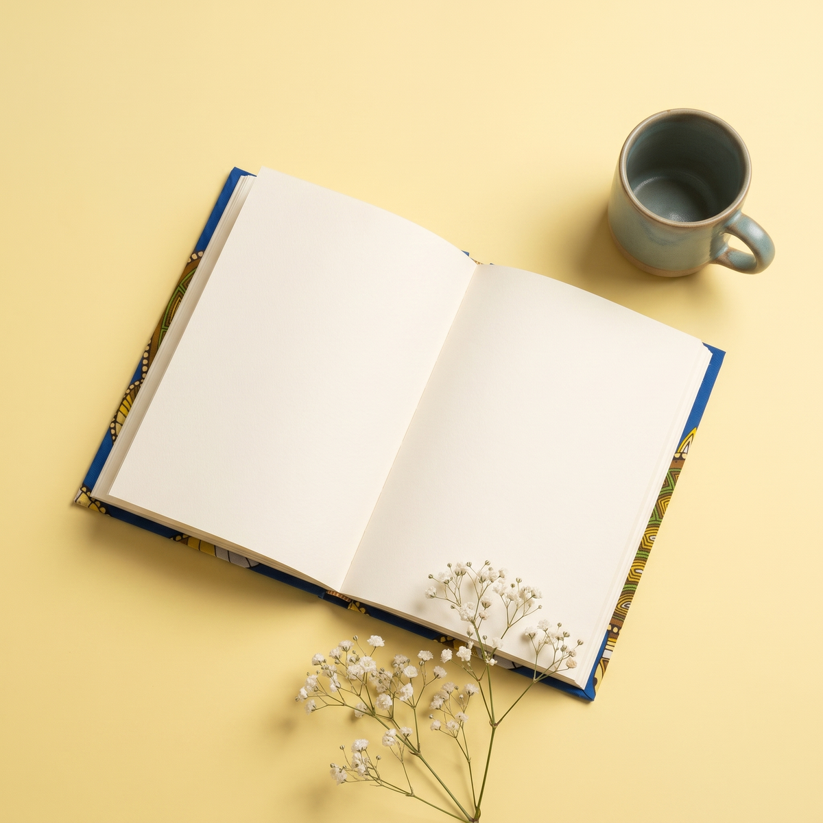 Blue Turtle Sustainable Diary Journal Notebook | A5 Unruled | Set of 2