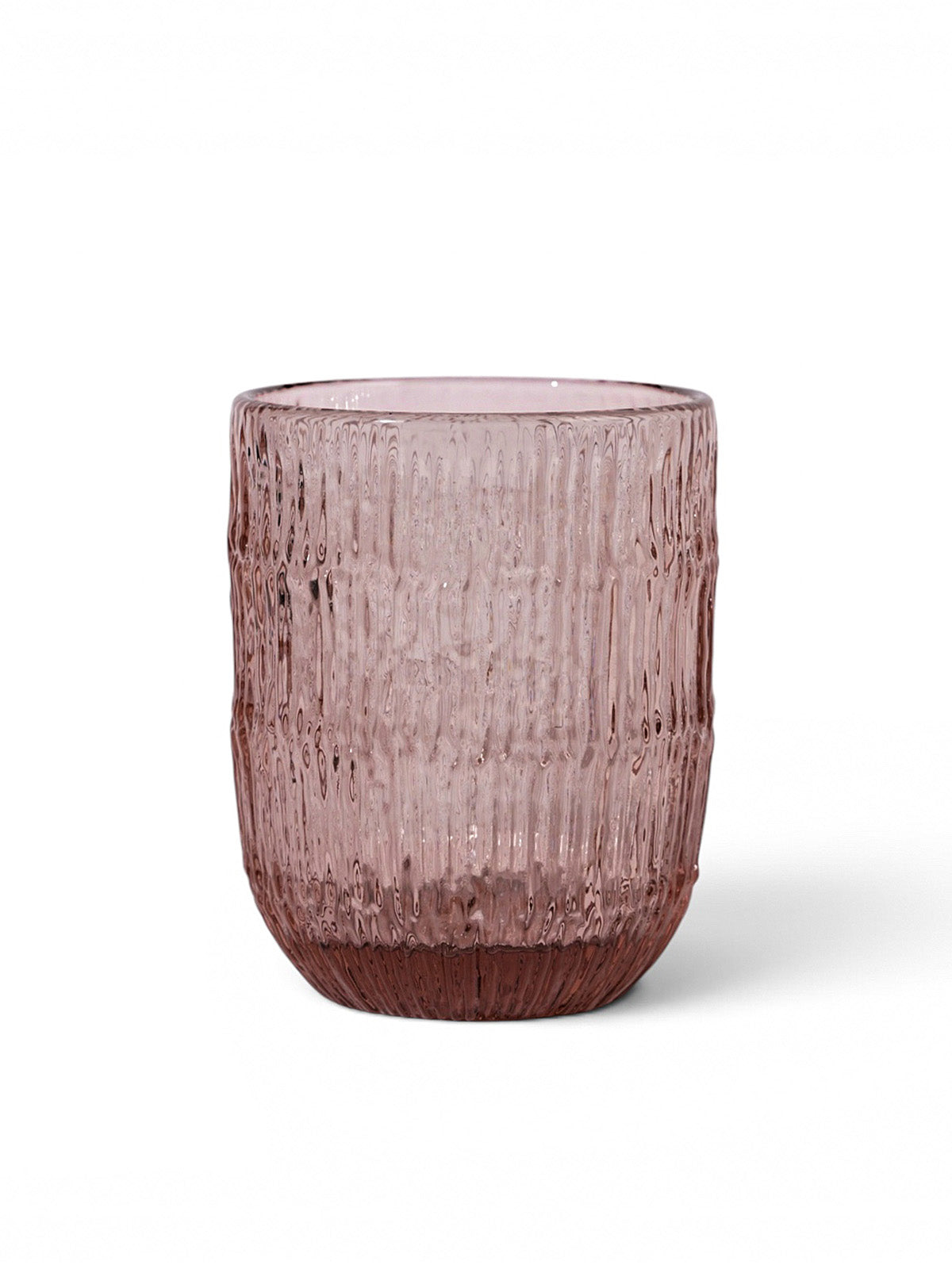 Textured Drinking Glass | Handcrafted | Set of 4