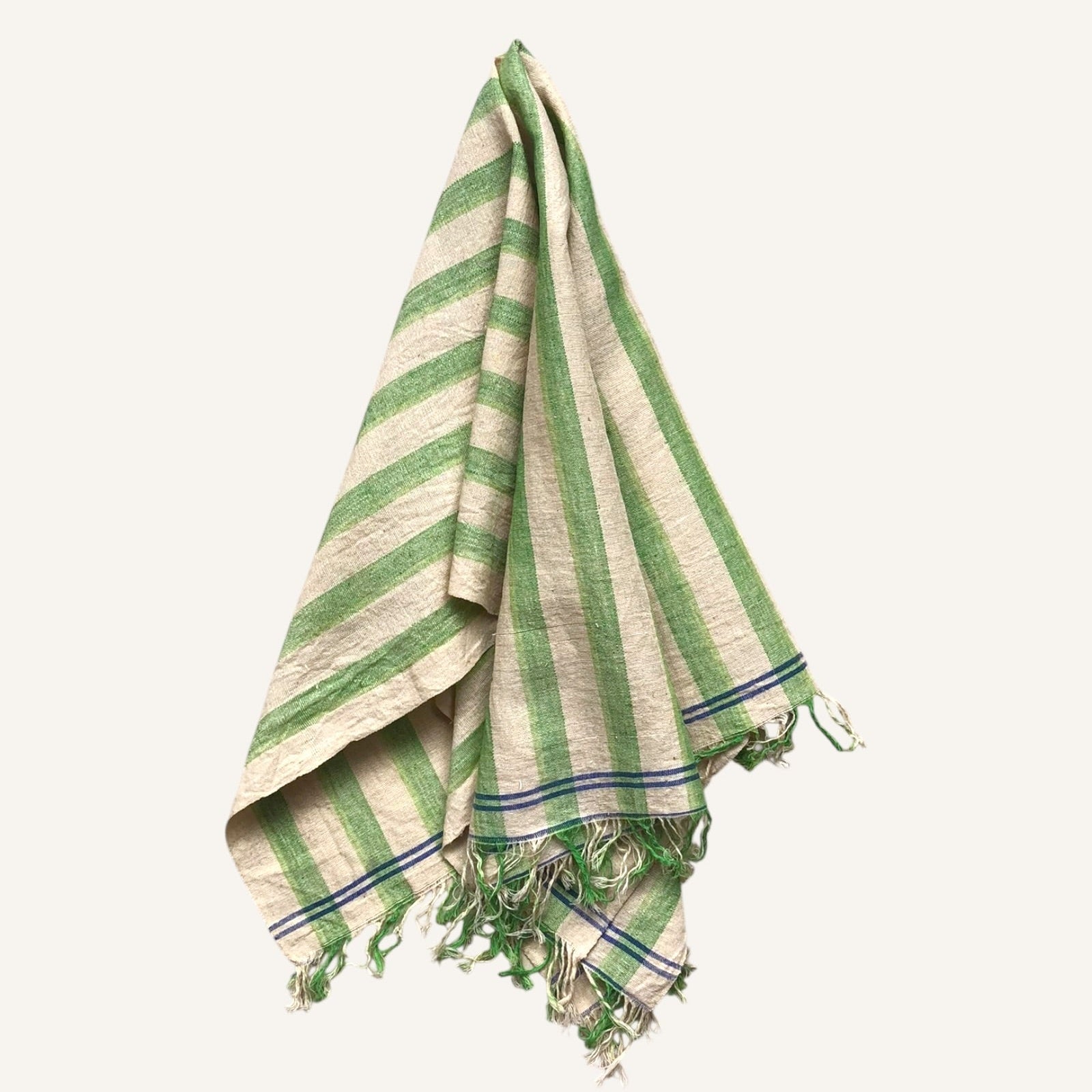 Handloom Cotton Basil & Bubbles Tea Towel 17x24 Inches