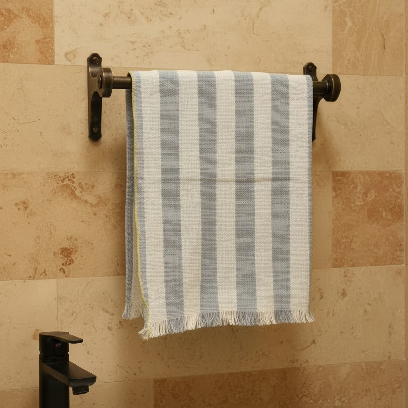 Handloom Cotton Fresh Fella Hand Towel 18x26 Inches
