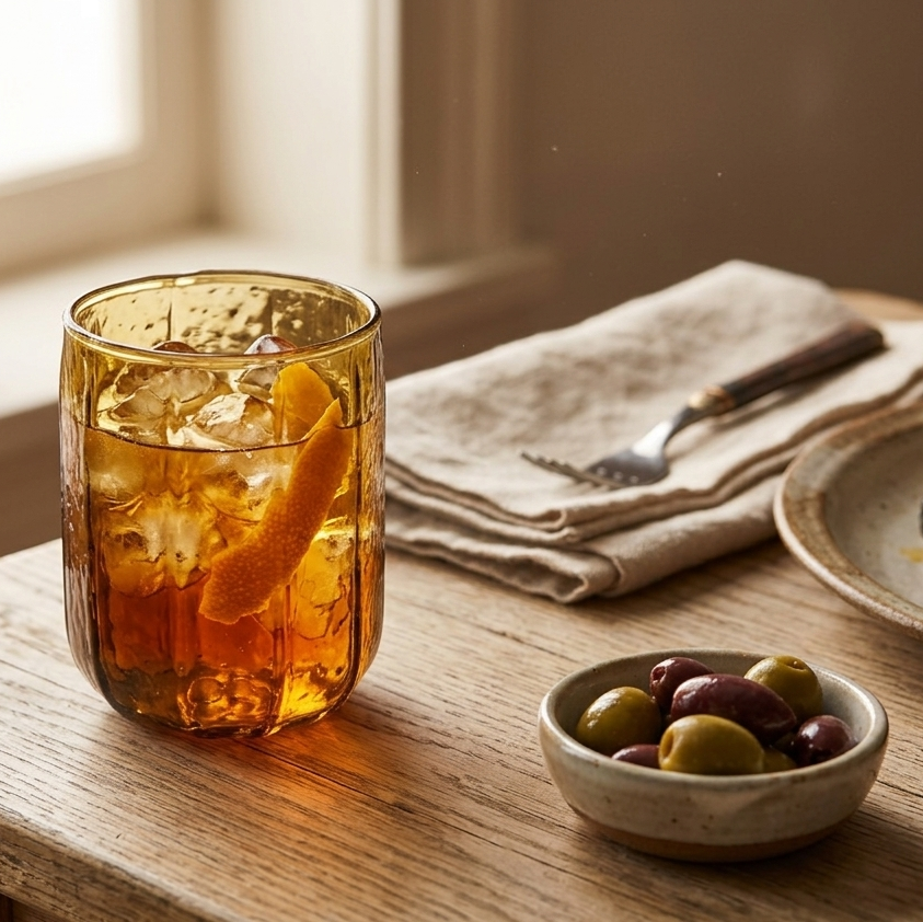 Hammered Water Glass , Brown - 4 X 3 Inches