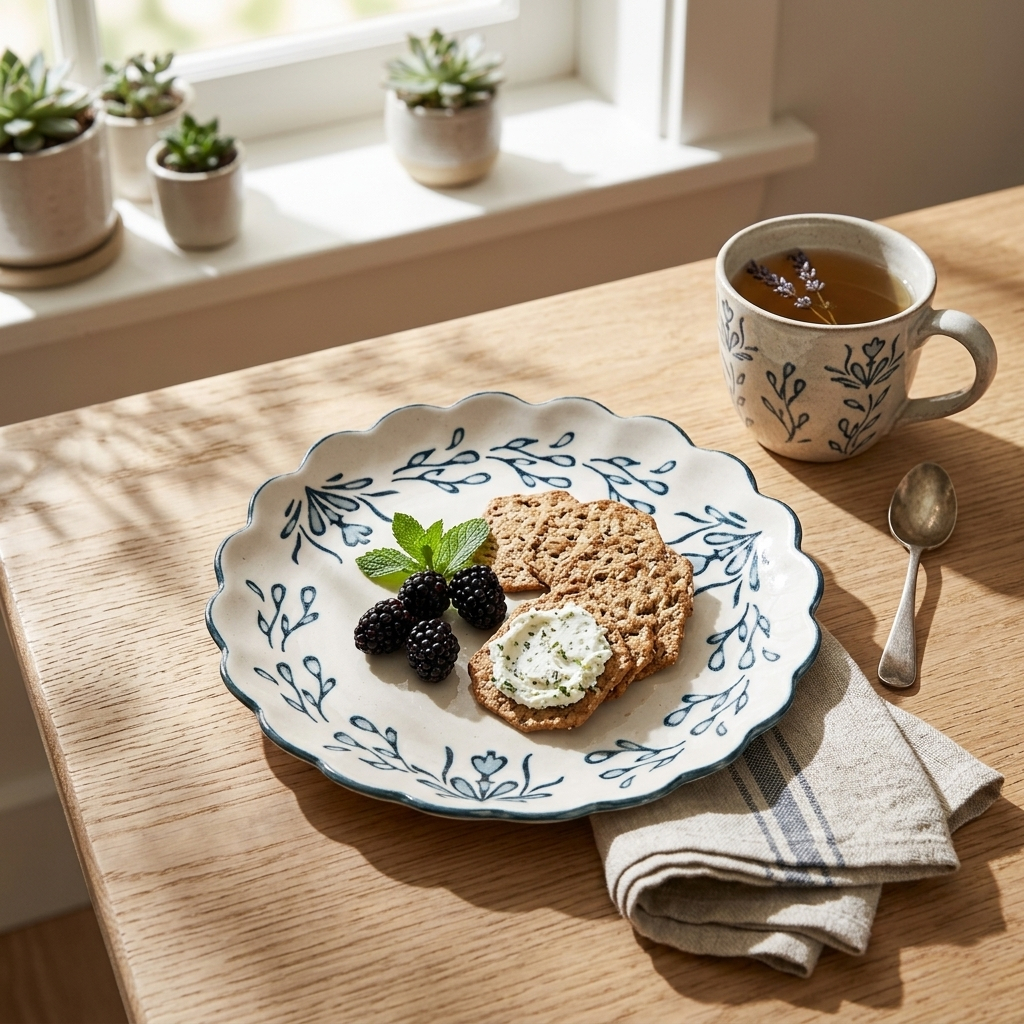 Montane Ceramic Dinner Plate - 10.5x10.5x2.5 Inches