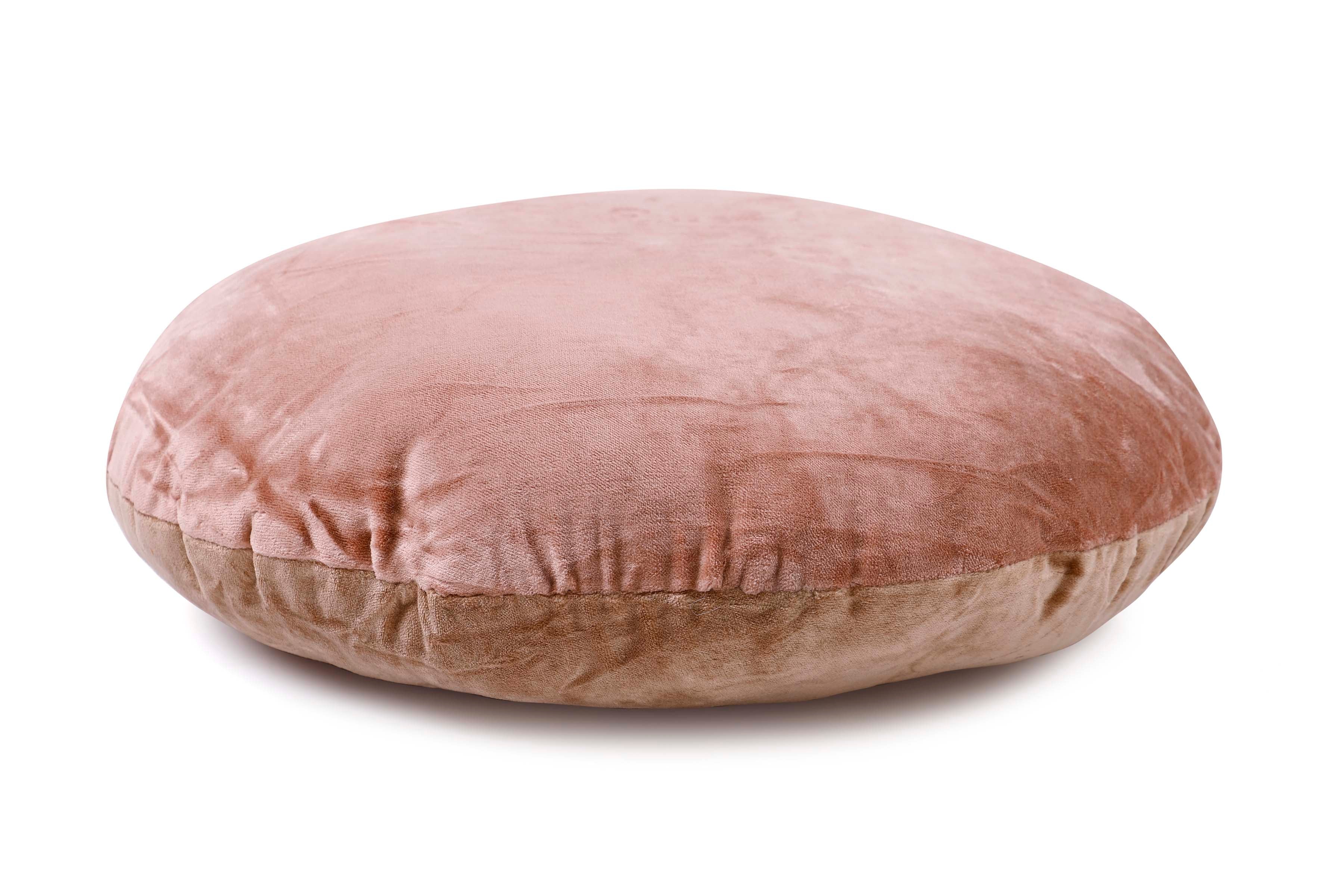 Reversible Velvet Pillow, Blush & Dusty Pink  - 16 Inch