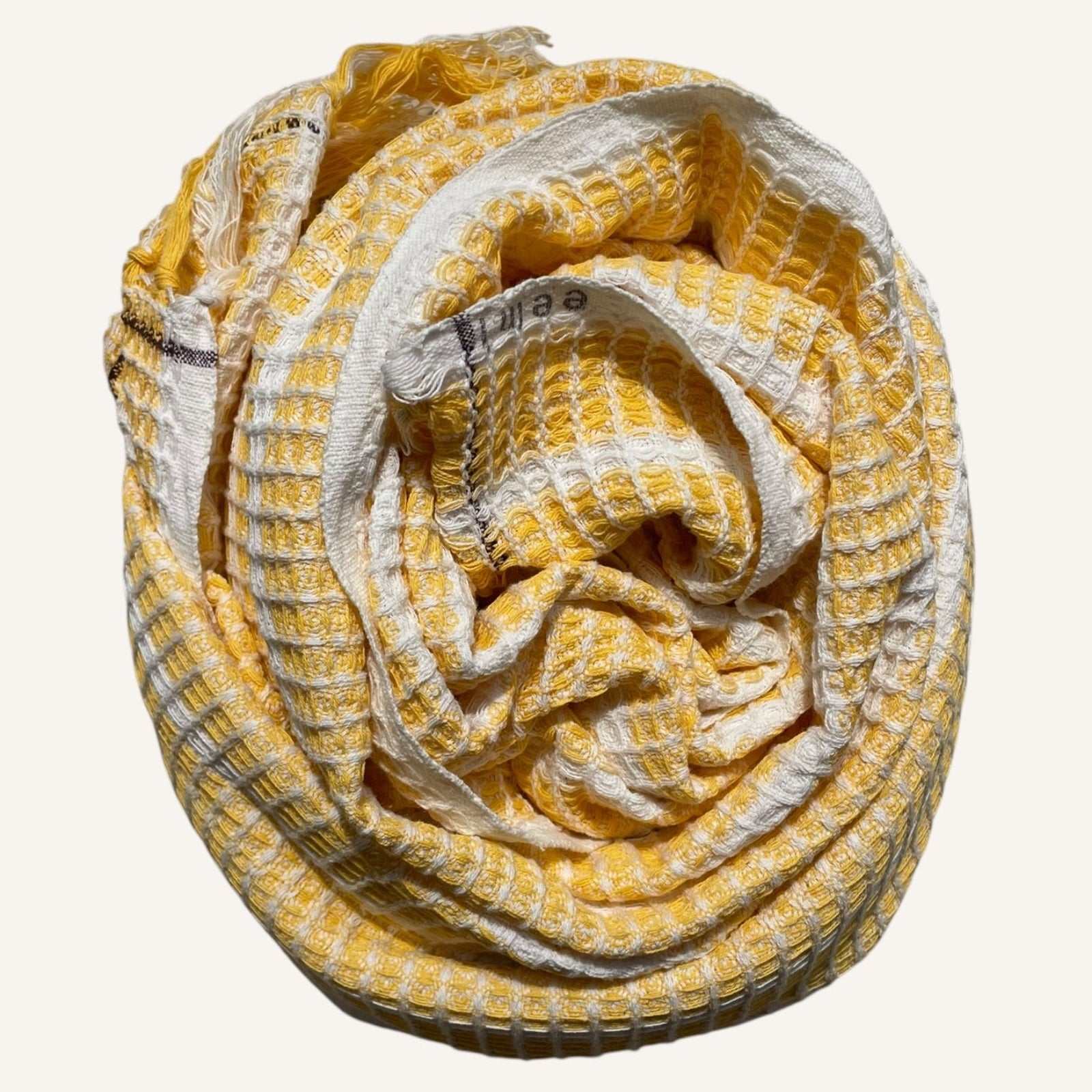 Handloom Cotton Lemon Fluff Bath Towel 30x60 Inches