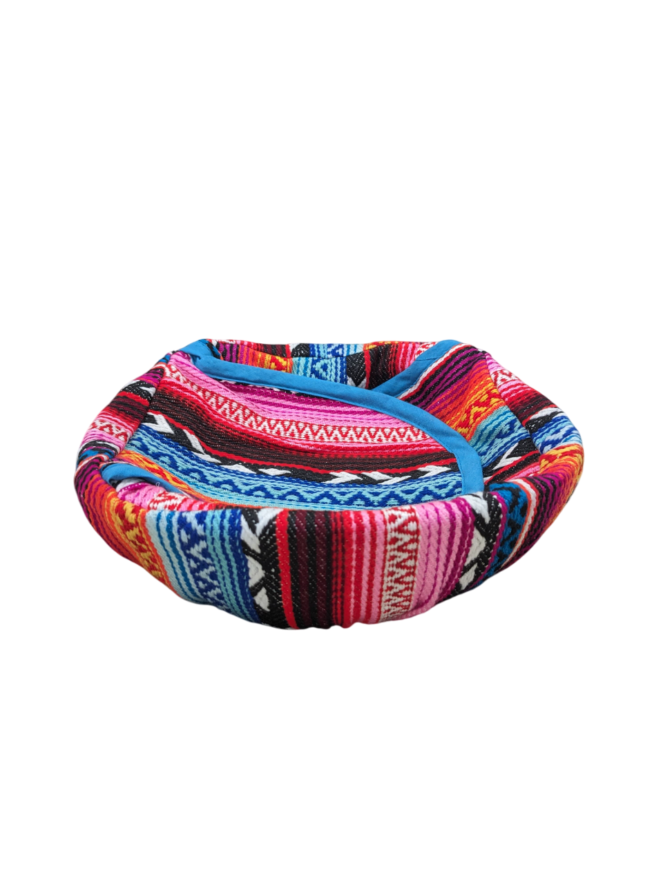 Tortilla Basket With Cane,  Multi Arrow- 9 Inches (Set of 2)