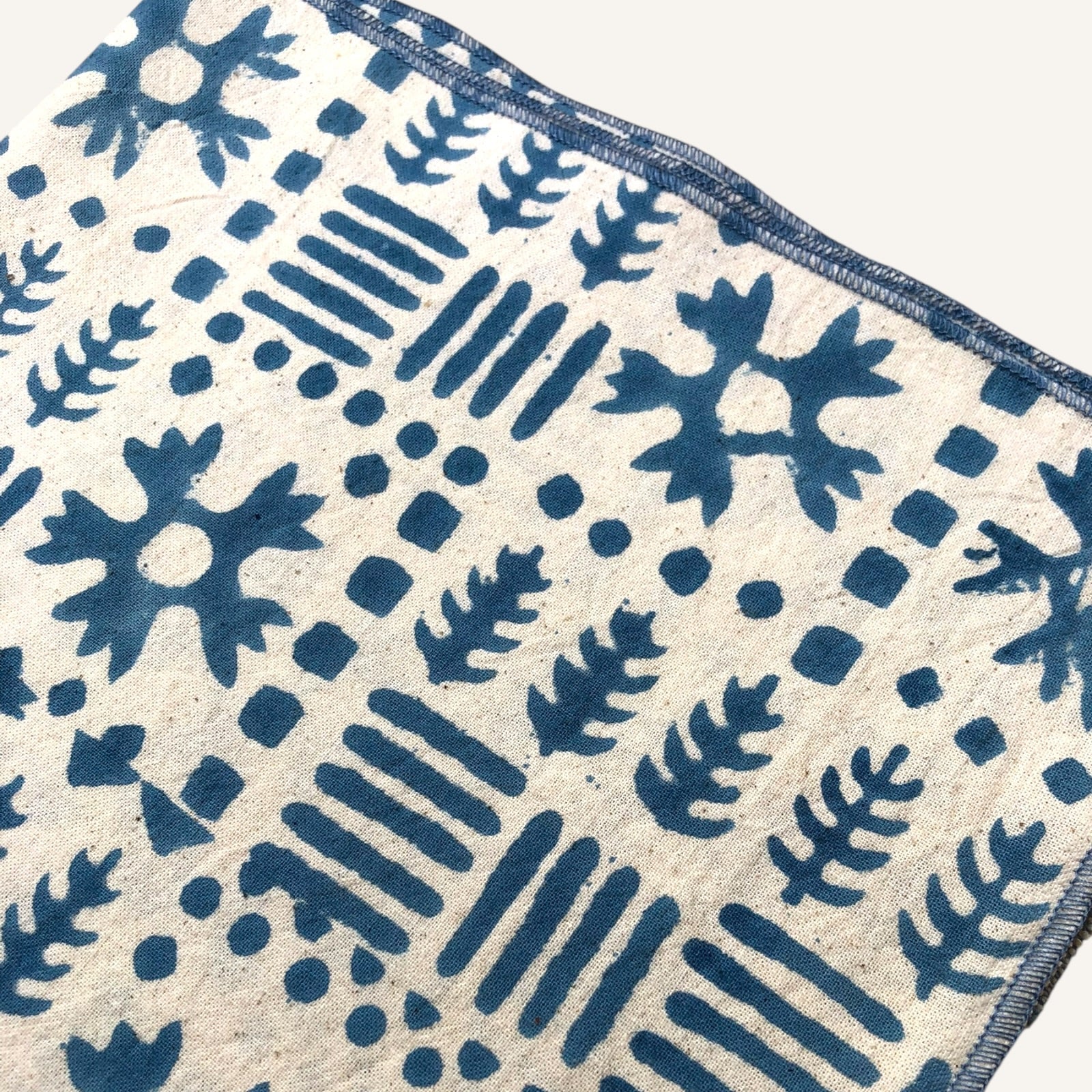 Hand Block Printed Munch & Magic Dinner Napkin 18x18 Inches (Set of 4)