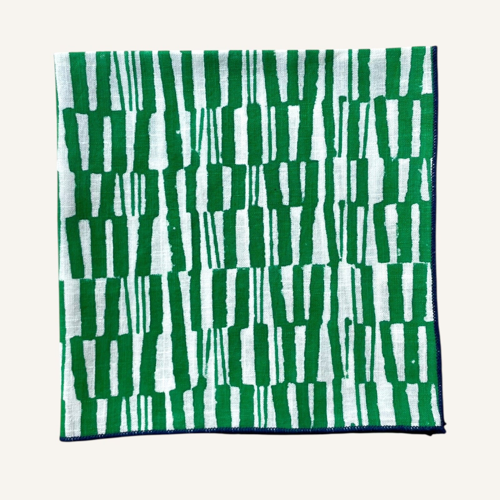 Hand Block Printed Next Door Dinner Napkin 18x18 Inches (Set of 4)