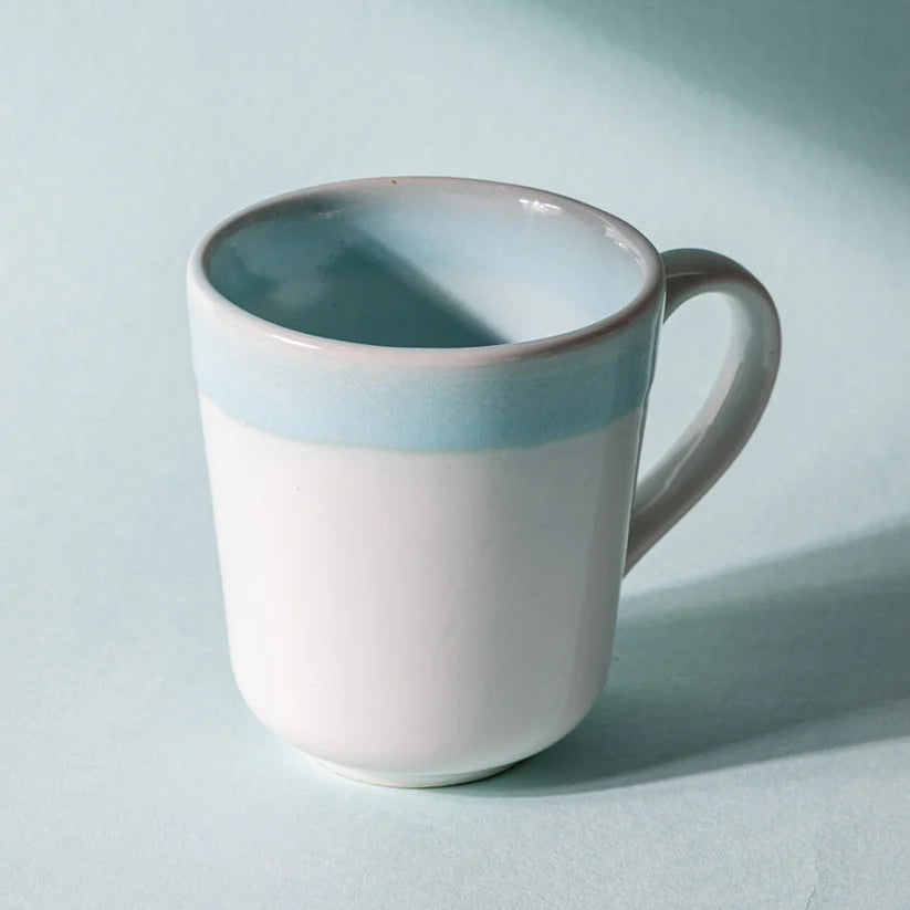 Ocean Breeze Ceramic Mug - 3.5 x 3.8 Inches