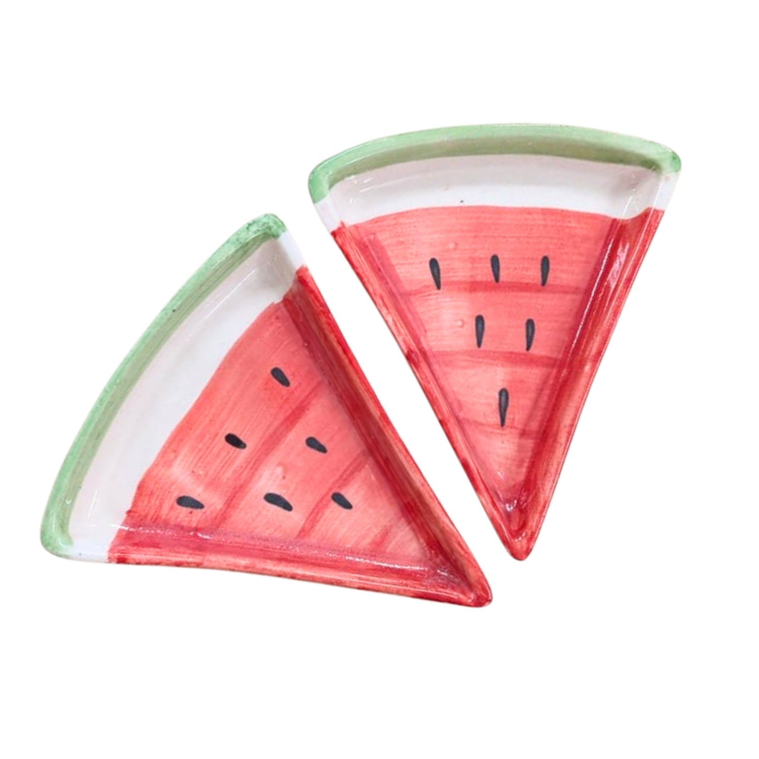 Watermelon Snack Plates, Set of 2
