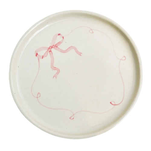 Ceramic platter - Bow, 7 Inches (Set of 2)
