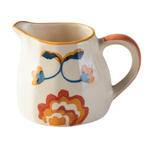 Rose Ceramic Creamer - 5x3 Inches