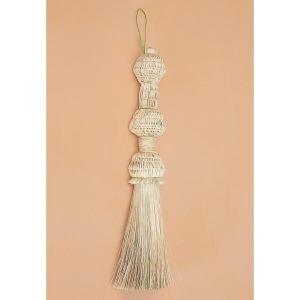 Sustainable Handwoven Pottery Broom - 15 inches