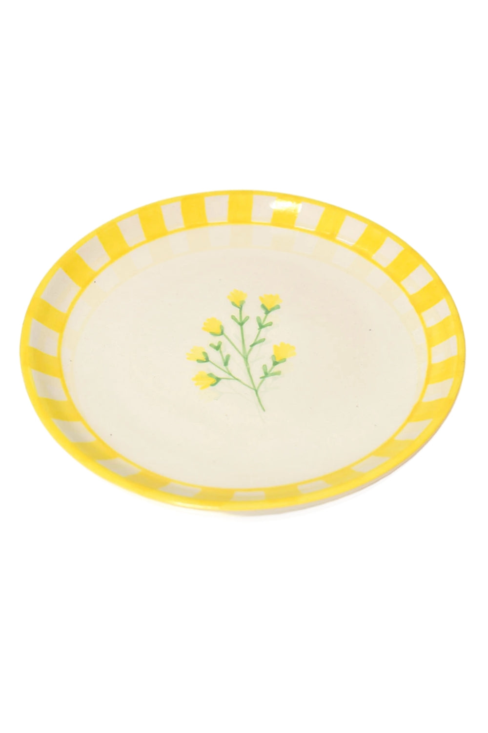Ceramic Dessert Plates - Sunshine Spring , 7 Inches (Set of 4)