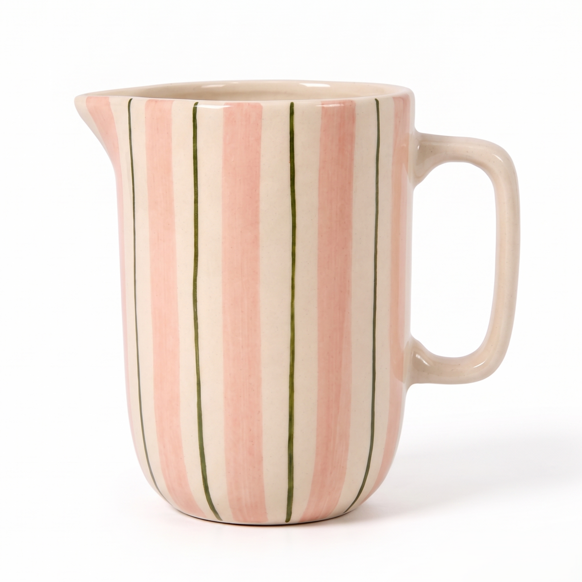 Striped Mini Jug | Hand-Painted Ceramic | Set Of 2