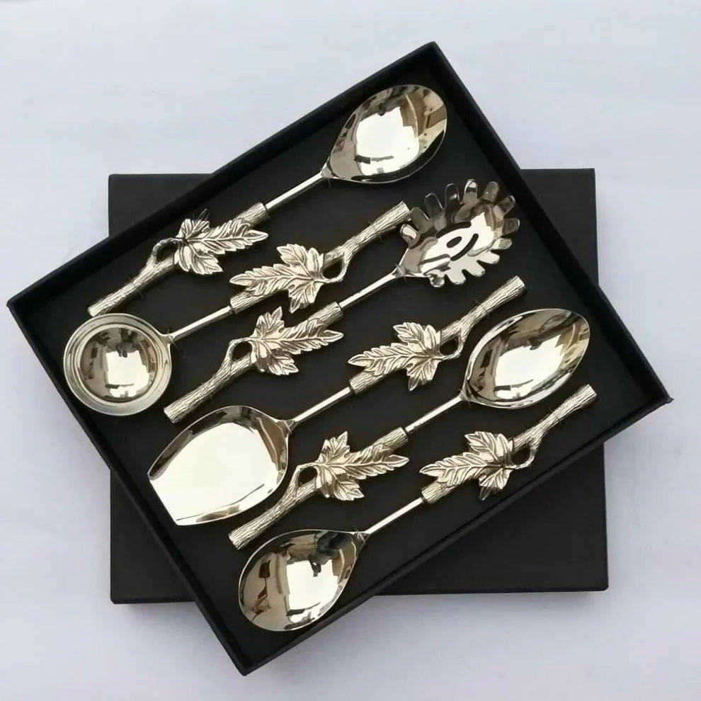 Luxe Twig Cutlery Server - Set of 6 , 11 Inches