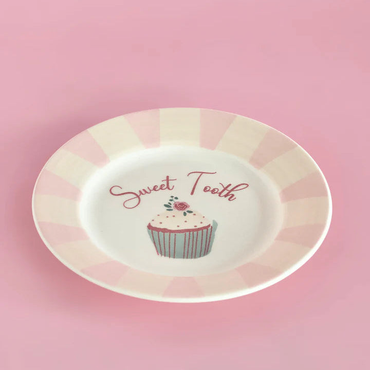 Dessert Time Snack Plates - Set of 4 , 7 inches