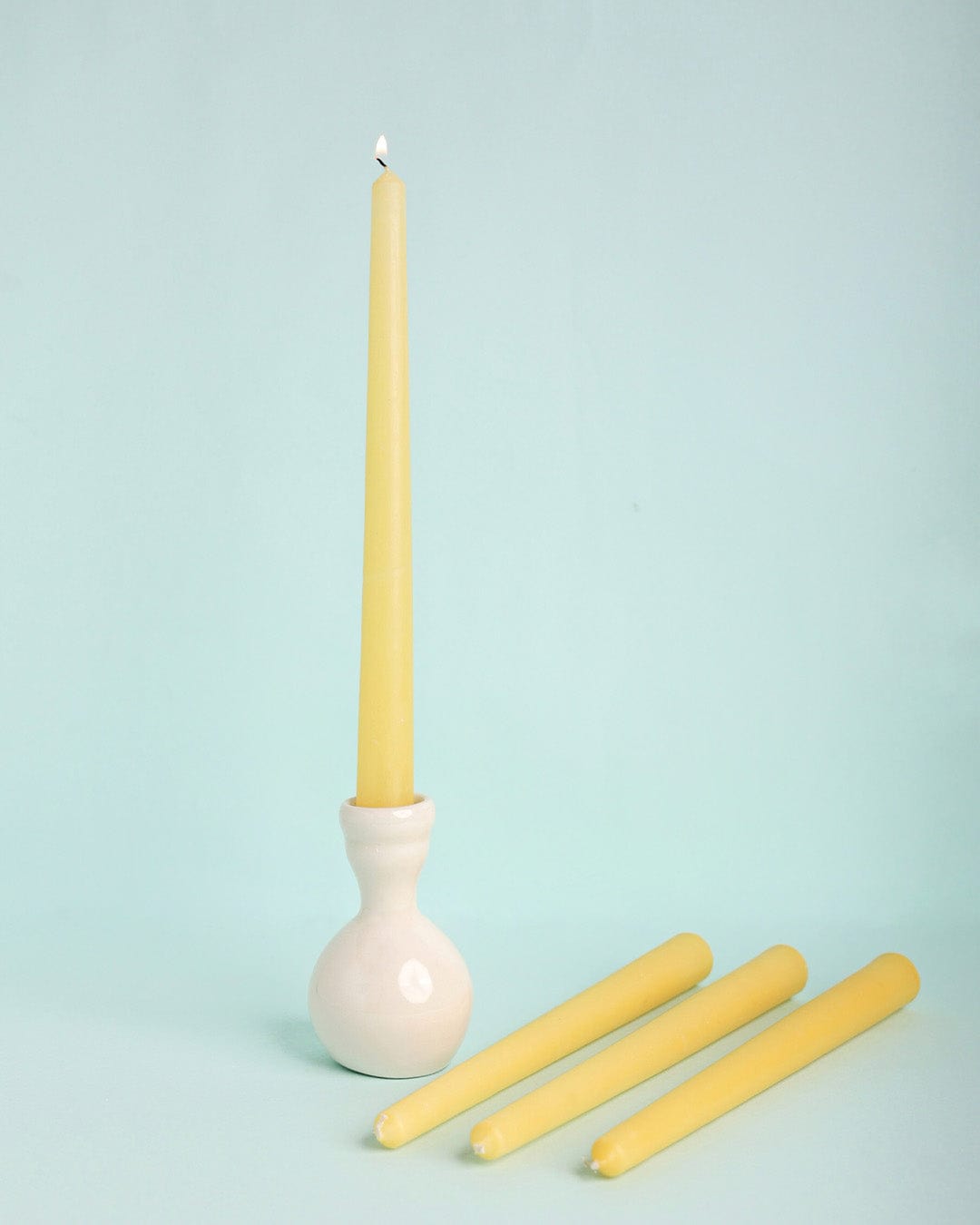 Pastel Tapered Candles Set of 4