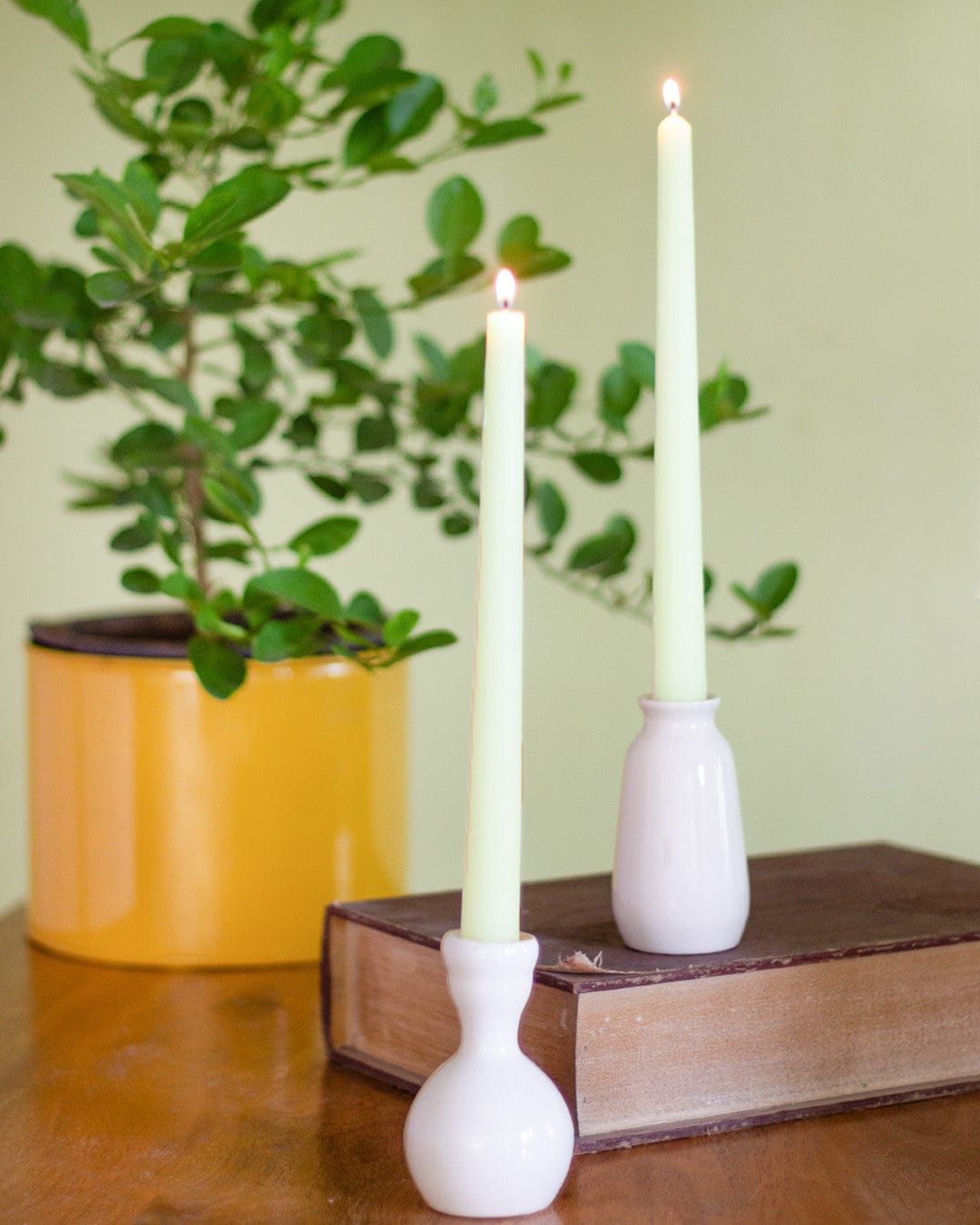 Pastel Tapered Candles Set of 4