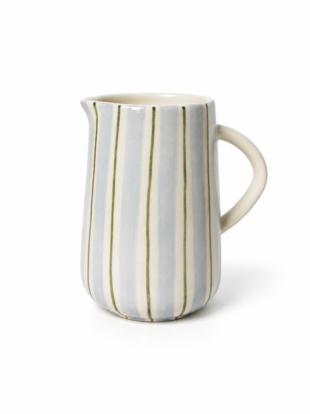 Blue & Pink Pitcher | Hand-Painted Ceramic | 800ml