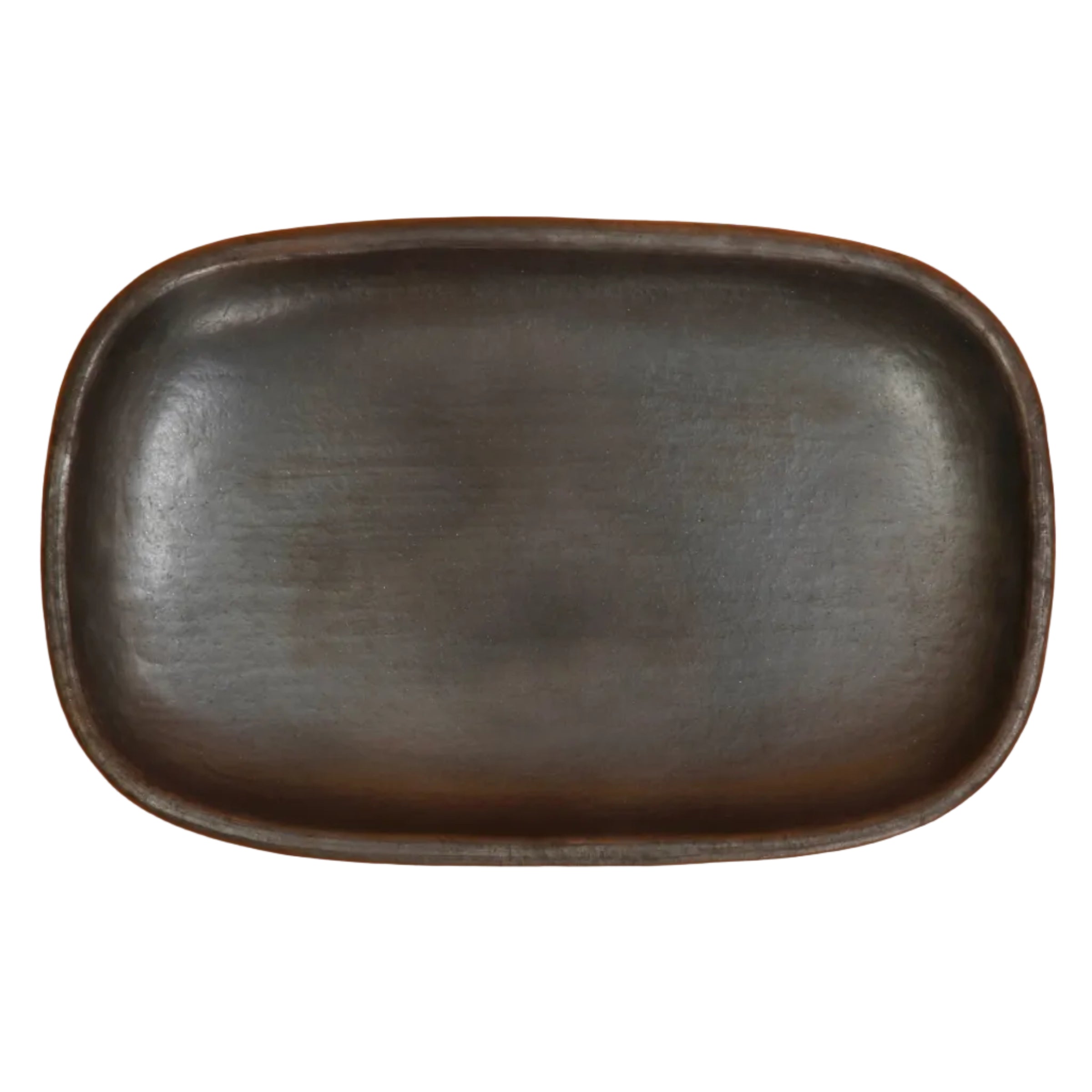 Earthenware Clay Longpi Pottery Platter - 9"x6"x1.5" (Set of 2)