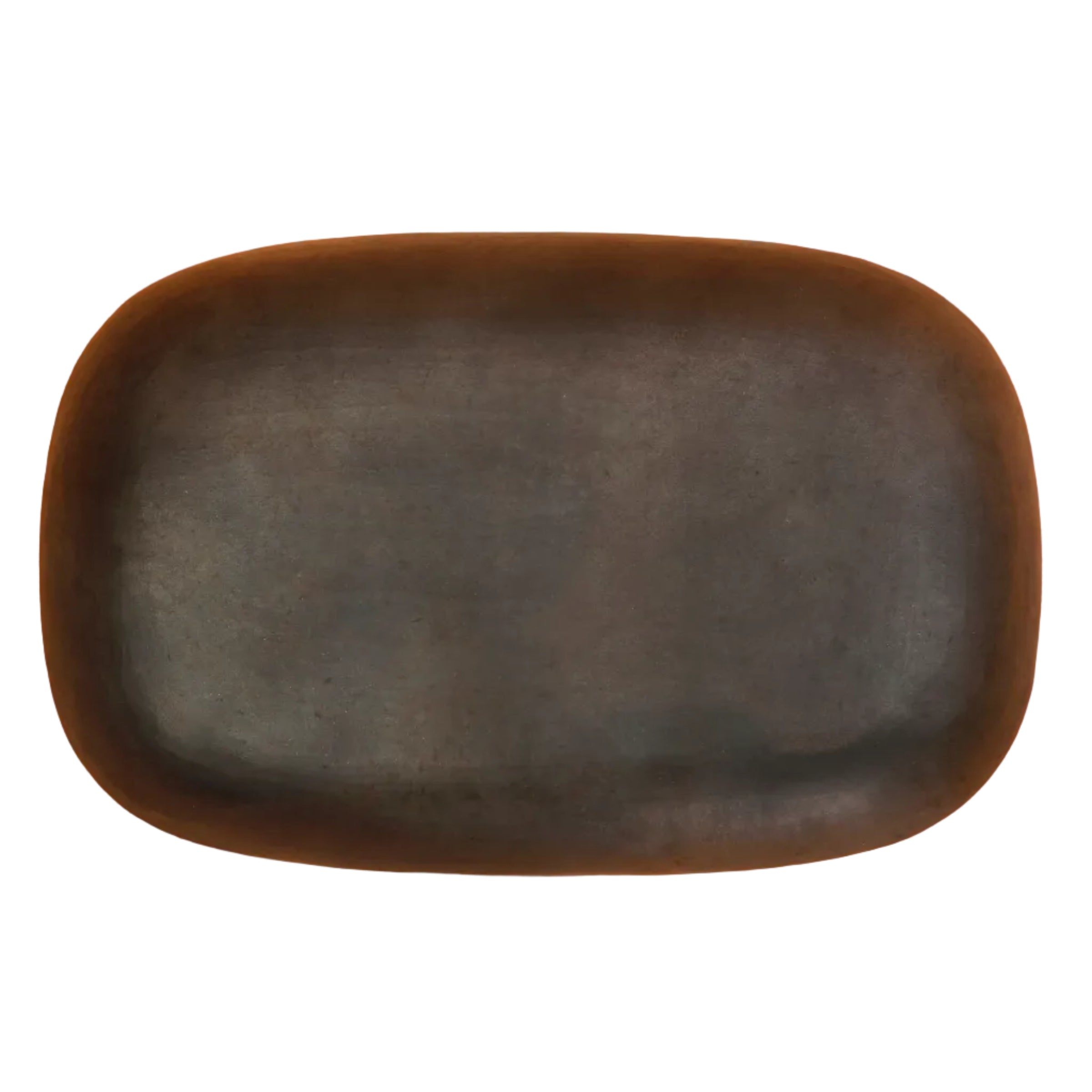 Earthenware Clay Longpi Pottery Platter - 9"x6"x1.5" (Set of 2)