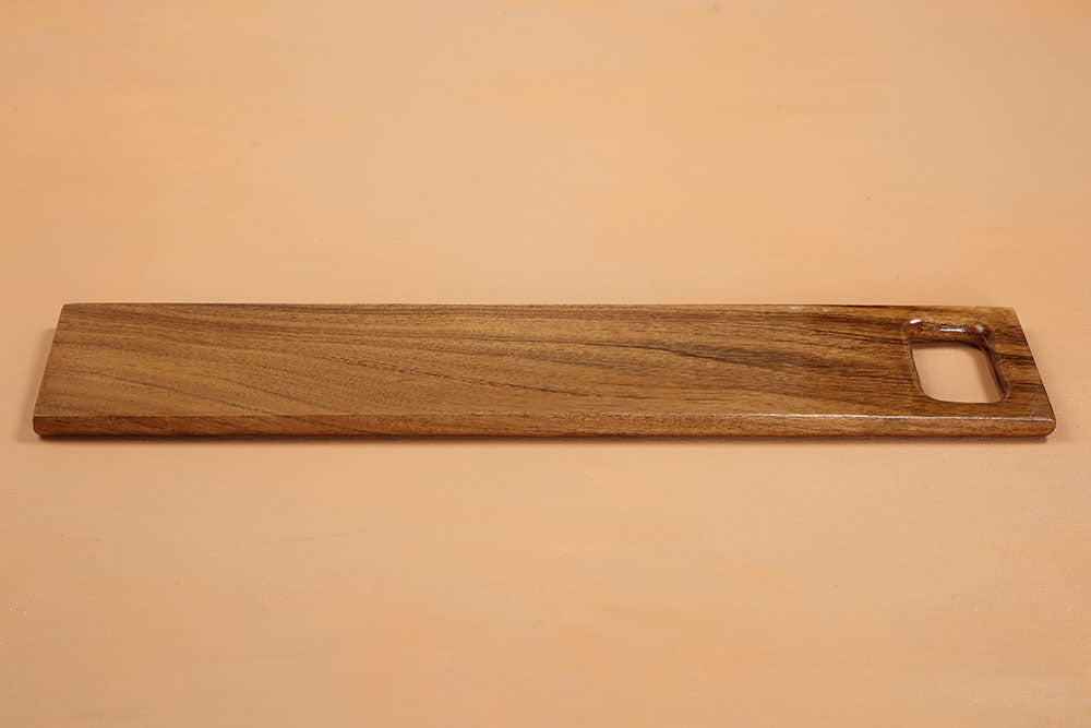 Handmade Acacia Wood Chopping Board - 12x10x0.5 inch