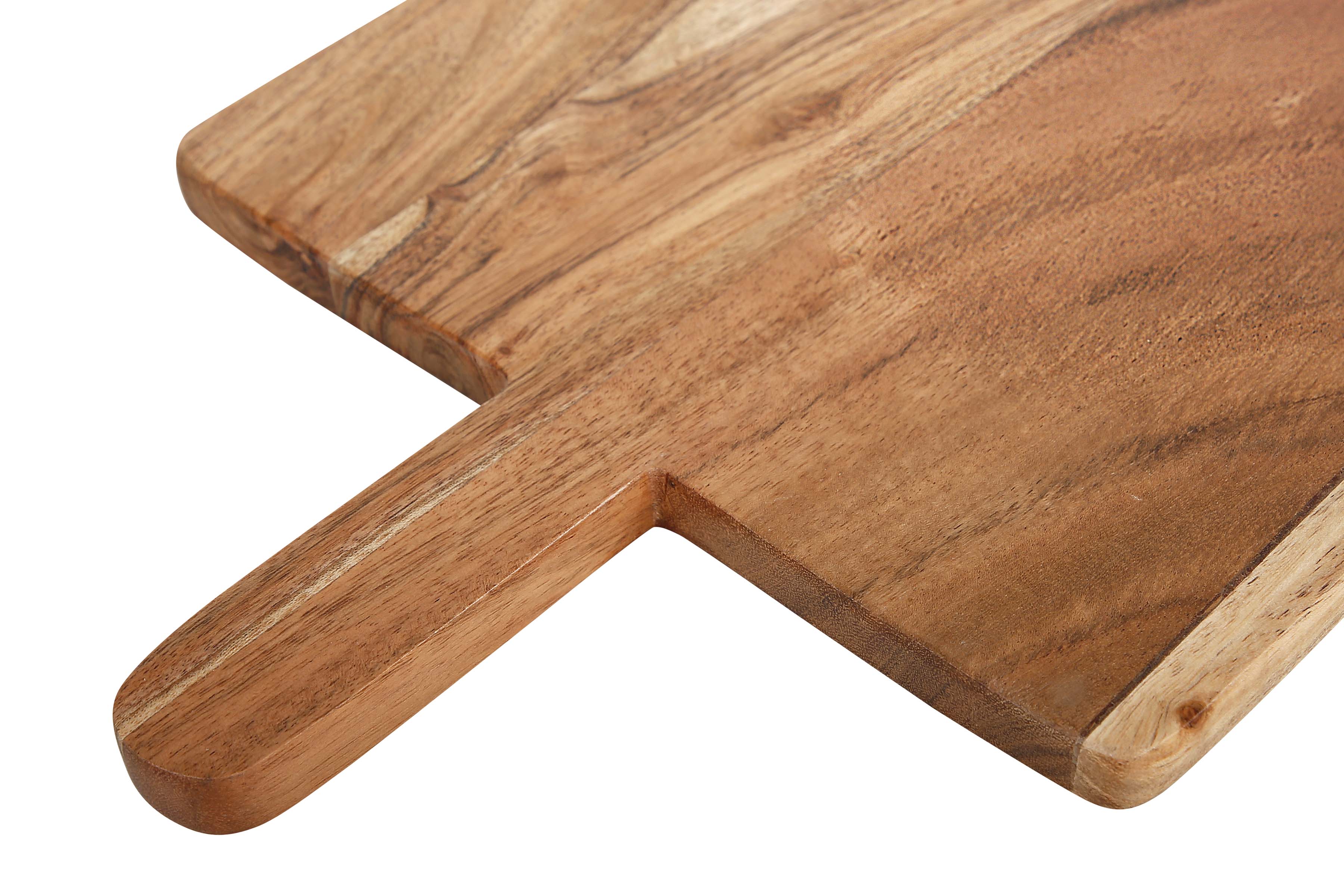 Handmade Acacia Wood Chopping Board - 14X10X0.5 Inch