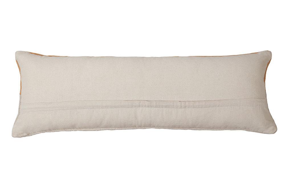 Terra Stripe Lumbar Pillow - 12x34 inch Cushion - The Artisen